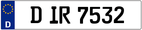 Truck License Plate